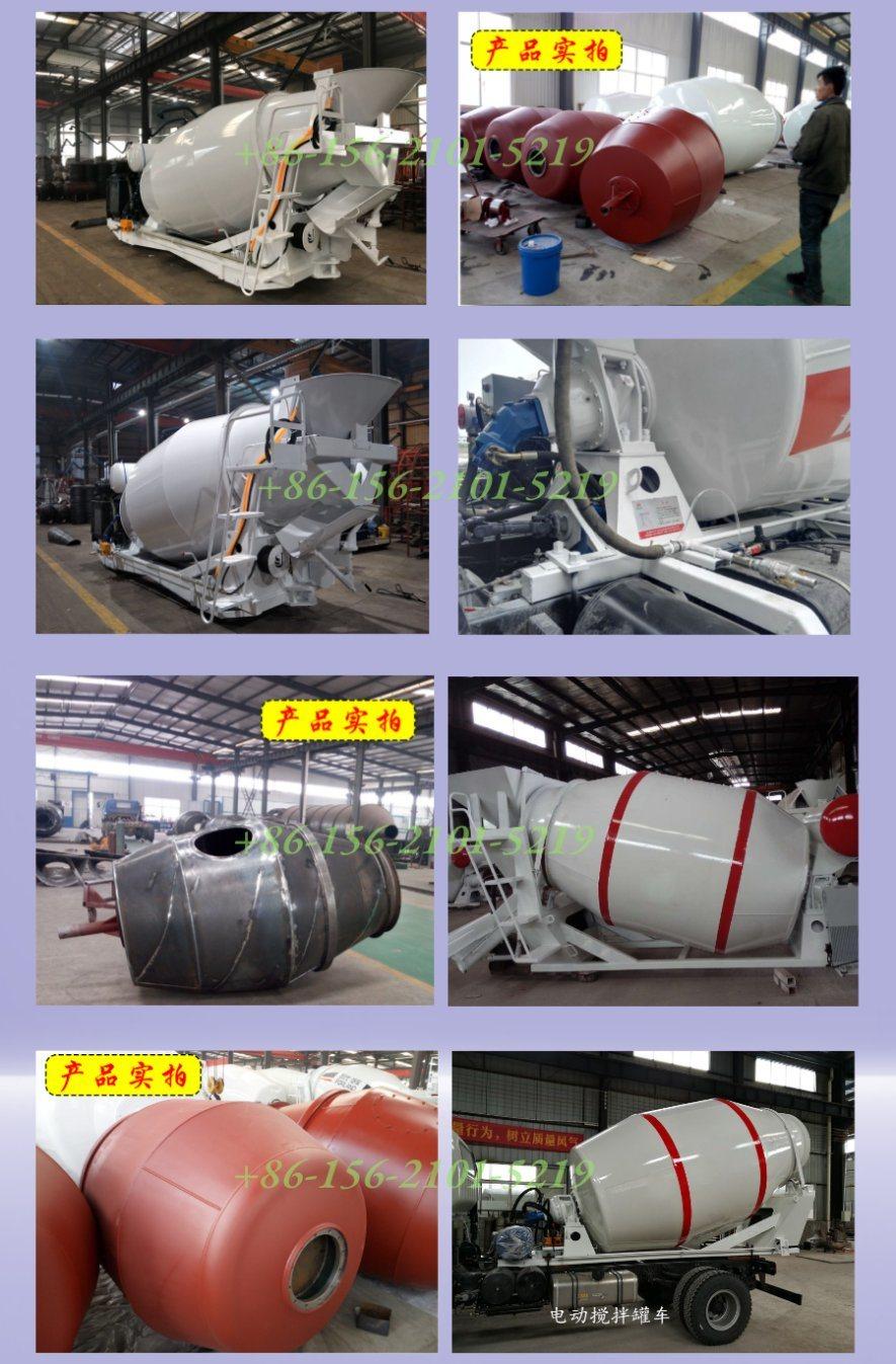 Bueno Brand Material Cement Concrete Mixer Drum for Mitsubishi Fuso Man Concrete Mixer Truck Chassis