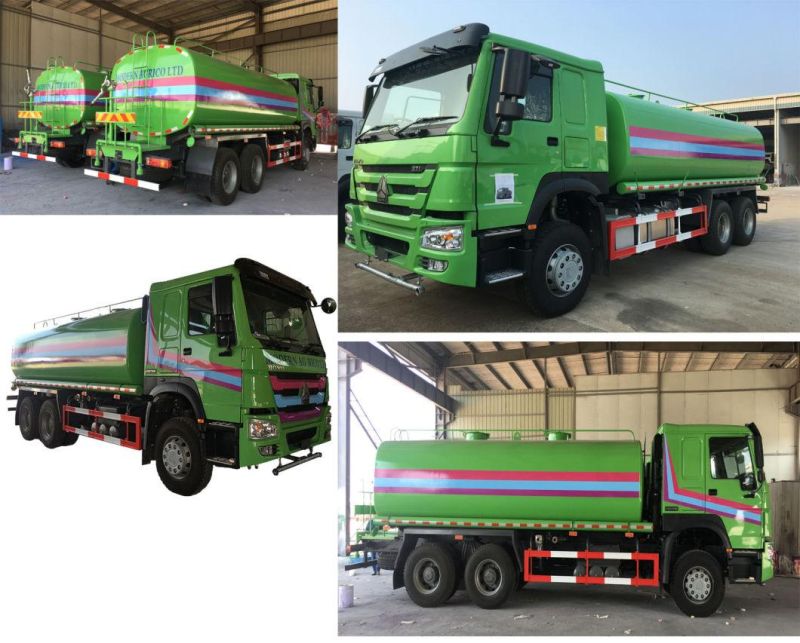 Sinotruk HOWO 6X4 20, 000L 20cbm Water Tanker Truck