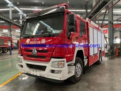 HOWO 6 Tons 4X2 Water Fire Truck Fire Fighting Truck