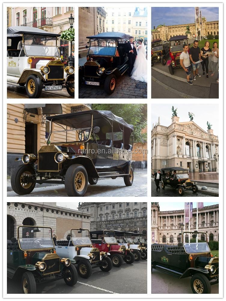 Road Legal Chinese Model T Classic Vintage Car for Sightseeing and Tourism