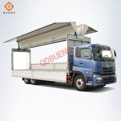 Customized 30FT Wing Van Truck Body for Man Renault Volvo Fuso Mitsubishi Hino Truck