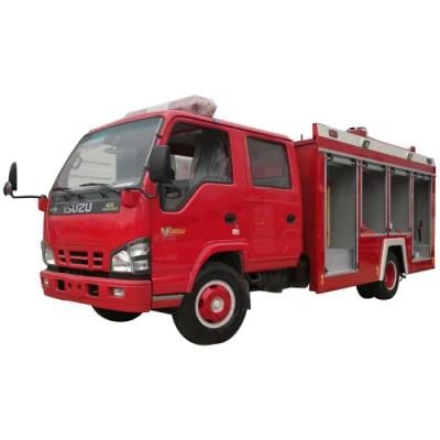 Isuzu 600p 3m3 Water Foam Fire Fighting Truck for Sale