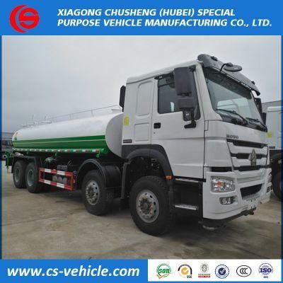 HOWO 8X4 12 Wheels 371HP 35000L Water Sprinkler Tank Truck