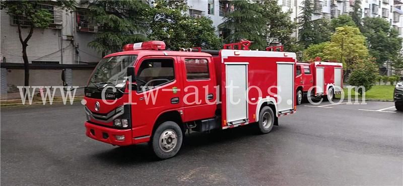 Dongfeng Duolicar New Mini 2 Ton Water Tank Fire Fighting Truck Fire Rescue Truck Fire Engine Fire Fighter Truck