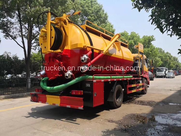 Dongfeng 6*4 New Design 18m3 Sewer Suction Dirty Water Sludge Vacuum Cleaner Truck