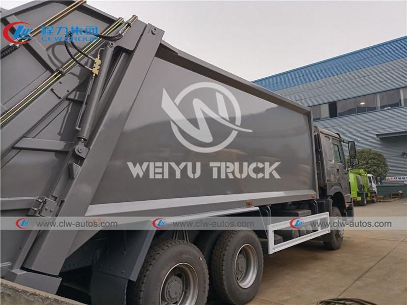 Sinotruk HOWO 3 Axles 6X4 18000liters 20000liters Compressed Rubbish Collector Compactor Garbage Truck Waste Removal Truck