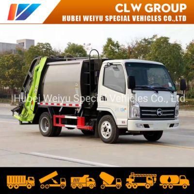 3m3 4m3 5m3 Garbage Compactor Truck Rear Loading Rubbish Waste Collection Truck
