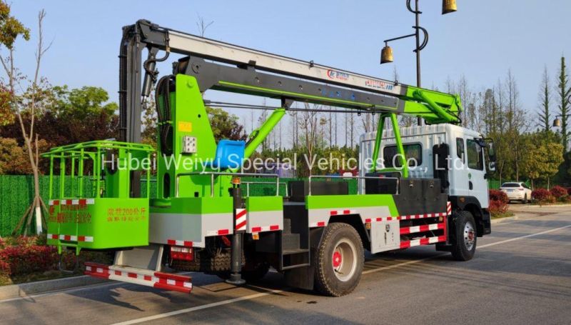 Dongfeng Brand 22m 25m High Altitude Work Folding Arm Truck with Hydraulic Lift Workset Aerial Work Truck