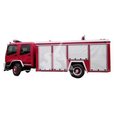 Water Tower Fire Truck Water Foam Tanker Fire Fighting Truck Crane Arm Fire Truck