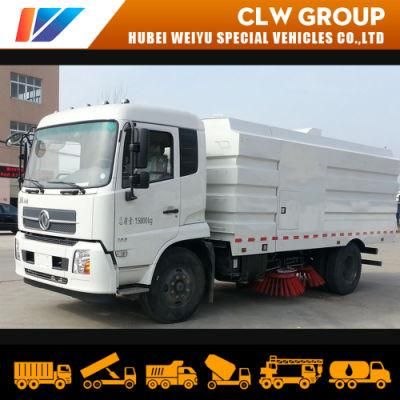 China Dongfeng 8ton Large City Sweeper Truck Road Cleaner Machine Vehicle