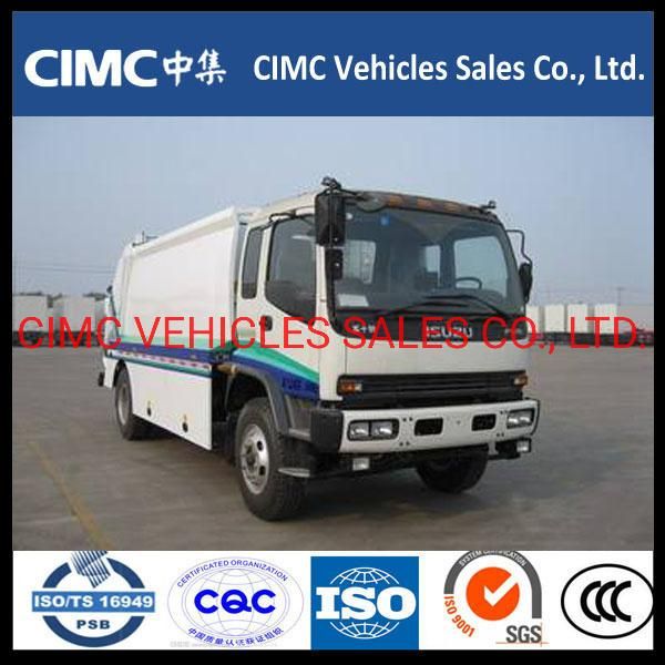 Isuzu F Series Waste Compactor Price Camion Truck De Basura 12cbm