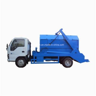 Japan Brand I Suzu 4X2 Small Garbage Truck Dimension Swing Arm