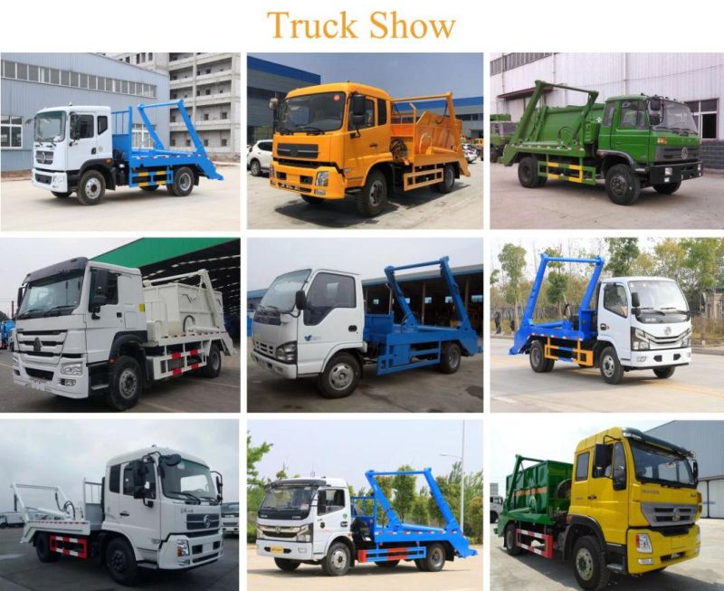 5cbm Dongfeng Swing Arm Garbage Waste Removal Trucks Waste Disposal Truck