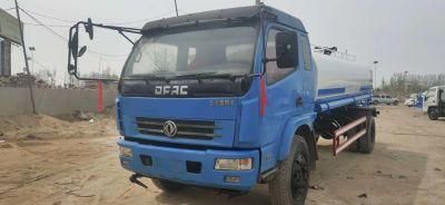 Used 10tons Dongfeng Duolika Water Tanker Truck in Excellent Working Condition with Reasonable Price, Secondhand Street Sprinkler Is on Sale.