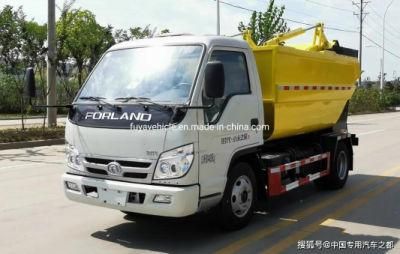 Small 3m3 3cbm 3ton 3000 Litres Rear Lifting Bucket Garbage Truck
