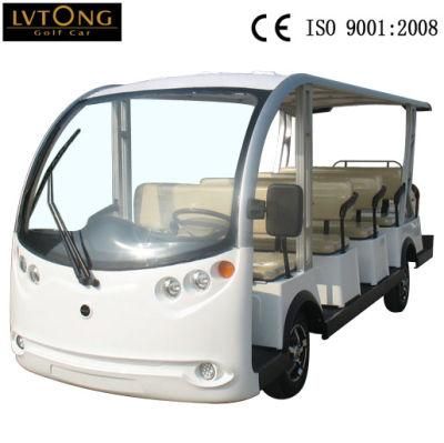 14 Person Sightseeing Bus Wholesale 14 Passengers Electric Vehicle (Lt-S14)
