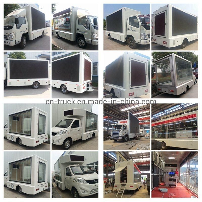 Foton Scrolling Billboard Van LED Display Mobile LED Truck