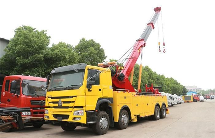 Snotruk HOWO 20ton 30ton 360 Degree Rotating Towing Crane Wrecker Heavy Duty Truck Mounted Crane