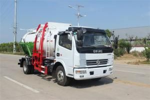120HP Dongfeng 8 Cubic Meters Waste Food Garbage Truck for Sale