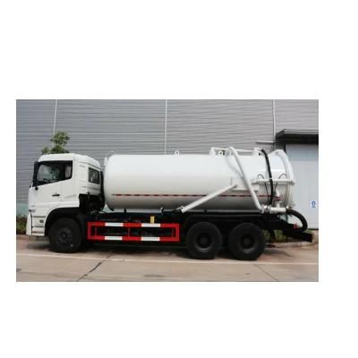 6X4 Vacuum Hydraulic Cylinder Sewage Suction Truck