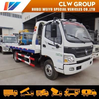 Foton 5.6m Flatbed Platform 4t 5t 8t Road Rescue Wrecker Tow Truck Light Recovery Towing Vehicle