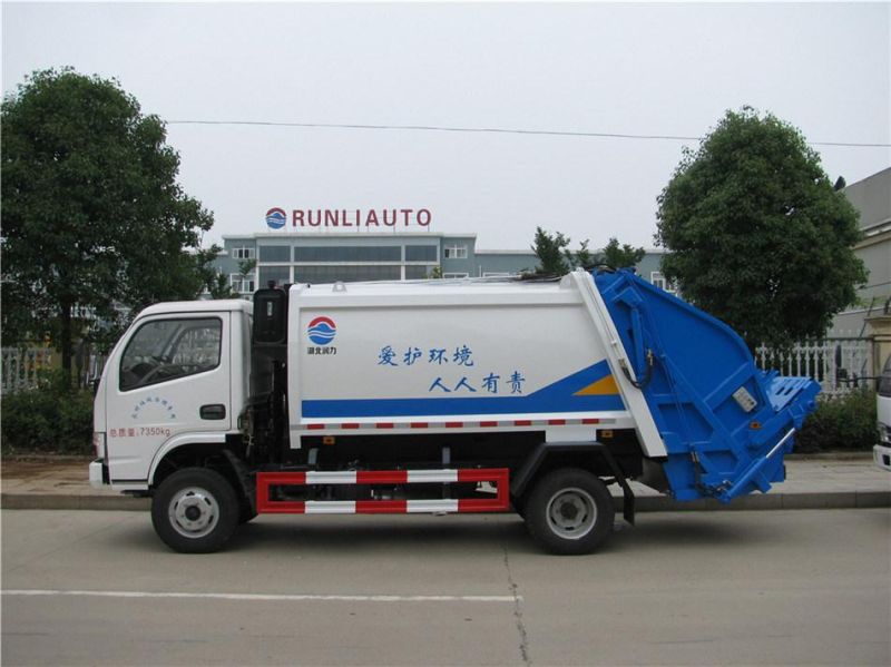 Dongfeng Frika 4X2 New 6m3 Garbage Compactor Truck for Sale in Africa