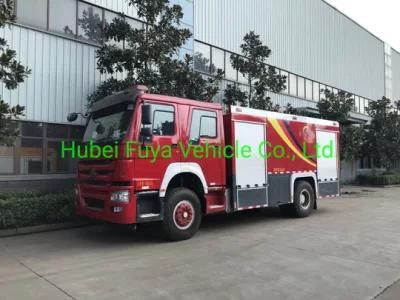 Sinotruk HOWO 5cbm Foam Fire Truck 5000 Liters Water Fire Fighting Truck