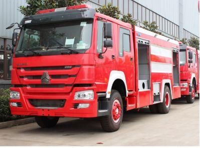 Sinotruk HOWO 6X4 Rhd/LHD Large Military Water Fire Truck