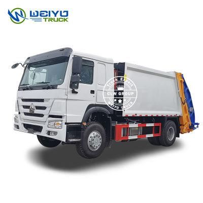 14cubic Meters 9/10/11/12tons Sinotruk HOWO Compactor Garbage Carriage Truck Waste Collection Vehicle