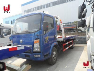 Sinotruk HOWO 4X2 Heavy Towing Recovery Road Wrecker Truck