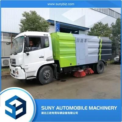 12cbm Dongfeng Road Cleaning Machine Price Sanitation Truck Runway Sweeper