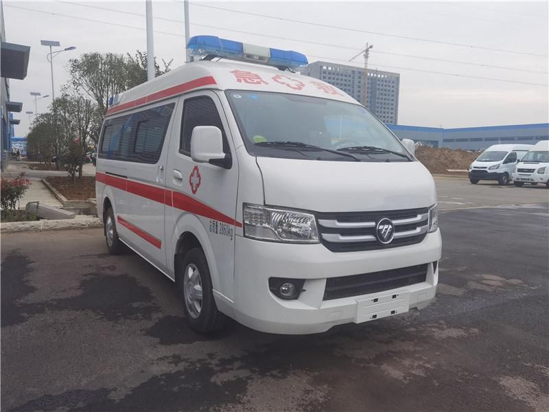 Good Quality Foton G7 G9 4X2 Ambulance Car for Sale