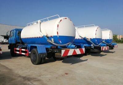 High Capacity 10m3 10000L Diesel Vacuum Tanker Truck