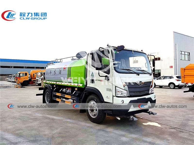 Foton Forland 8000liters 8cbm 8tons Water Sprinkler Truck Water Spraying Truck with High Pressure Water Cannon