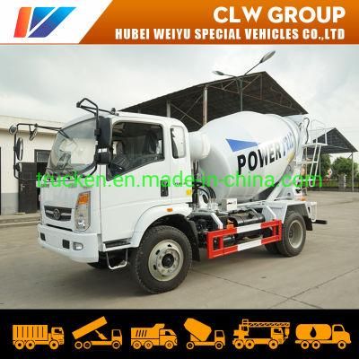 HOWO Foton 4X2 160HP Yuchai Diesel Engine Small 4m3 5m3 Cement Concrete Mixer Truck