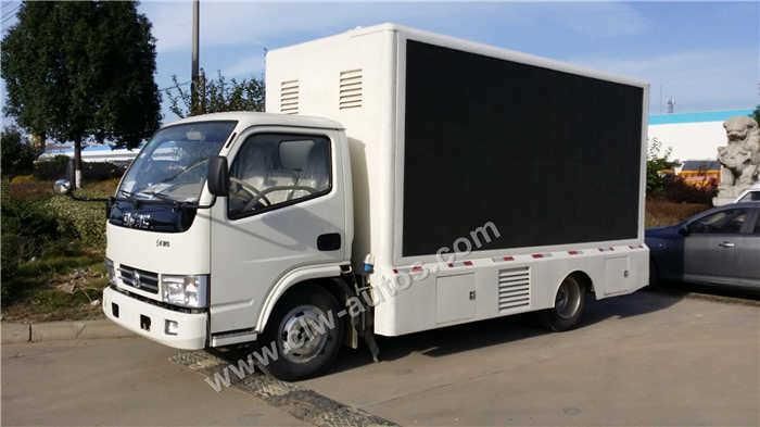 Dongfeng P4 P5 P6 Outdoor LED Advertising Truck with Screen for Roadshow Display Box