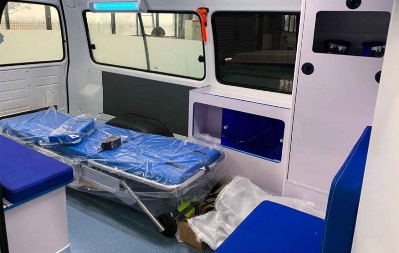 Jinbei Transit Emergency ICU Ambulance Vehicle Hospital Truck