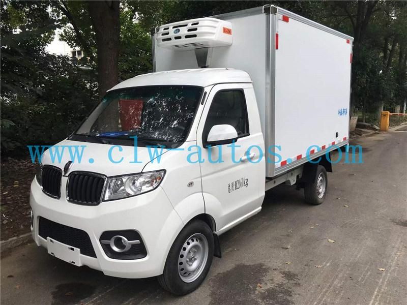 China Brand Jinbei 4X2 Gasoline Engine Mini Refrigerated Truck with Refrigerator Unit