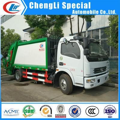 Dongfeng 4X2 5cbm Waste Disposal Garbage Compactor Truck