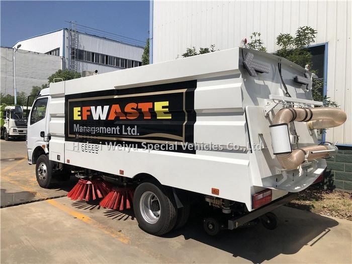 Dongfeng 5m3 Road Sweeper Truck Street Sweeping Waste Management Vehicles