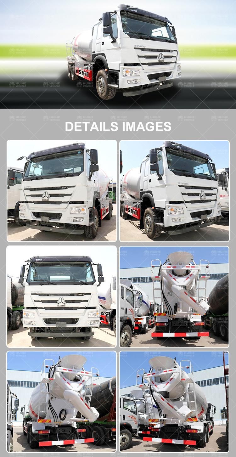 Sinotruck HOWO 6X4 Euro3 340HP 10m3 25ton Useds Concrete Mixer Truck From China