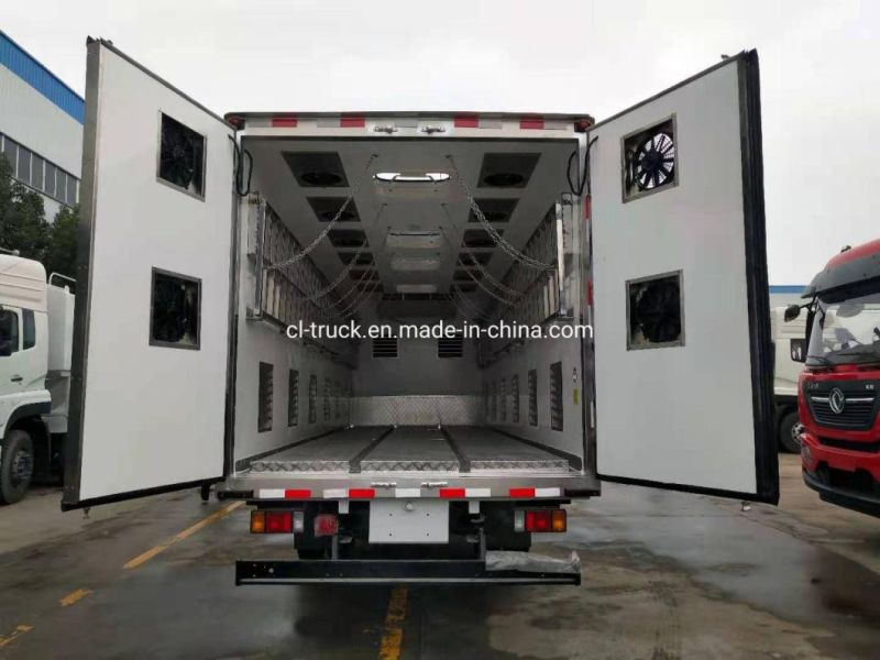 Good Quality Foton Baby Chick Transport Live Chicken Truck with Cooling Unit