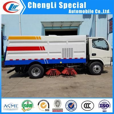 Four Broom Dongfeng 4X2 Road Sweeper Truck