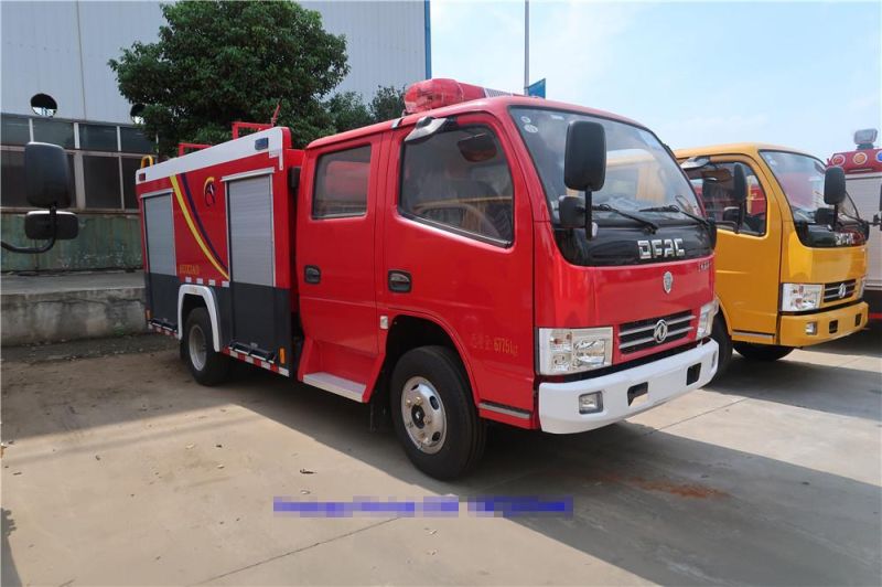 Dongfeng Double Row Water Foam 2000liters 3000liters Fire Fighting Truck for Sale