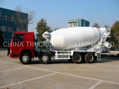 HOWO 8X4 12 Wheels Concrete Cement Mixer off-Road Mine Truck