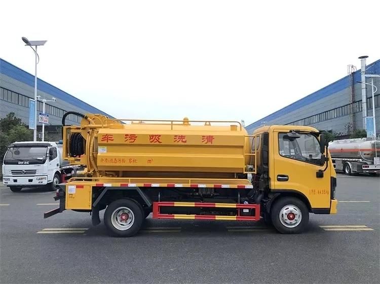 Dongfeng 4 * 2 Cleaning and Suction Truck, Sewage Suction Truck