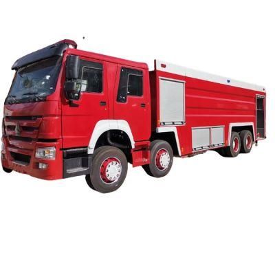 8X4 20000L Fire Truck Water HOWO 340HP Big Engine 8X4 20000L Fighting Engine Option Fire Crane or Forest Host Fire Engine