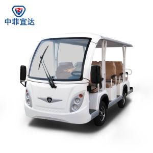 11 Seater Hot Sale White Color Sightseeing Bus