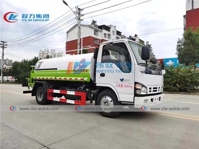 Japanese Brand Water Tank Truck 5cbm 6cbm Water Truck 5t 6t Road Watering Truck
