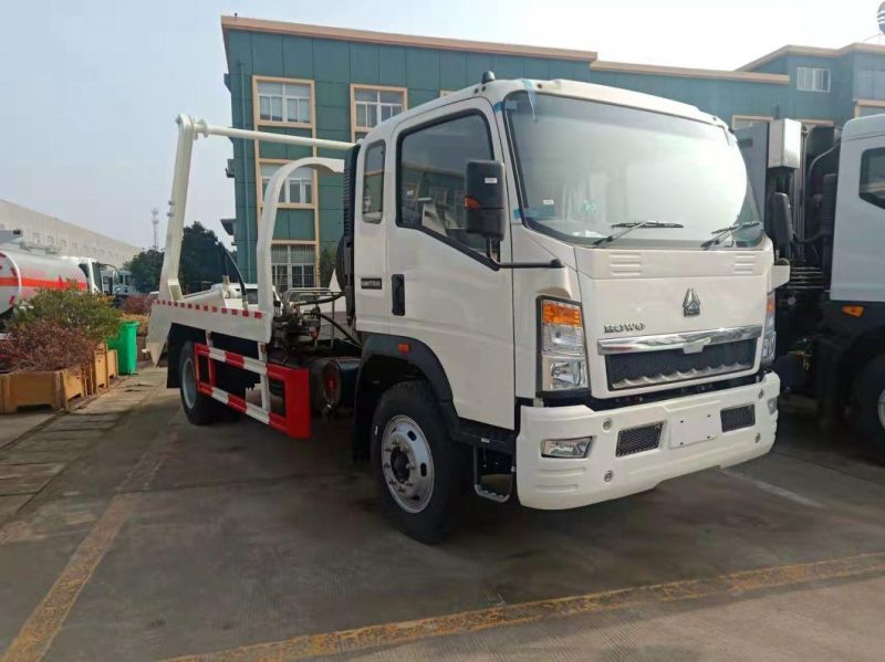 Sinotruck HOWO 4X2 Swing Arm Garbage Truck Rubbish Transport Truck